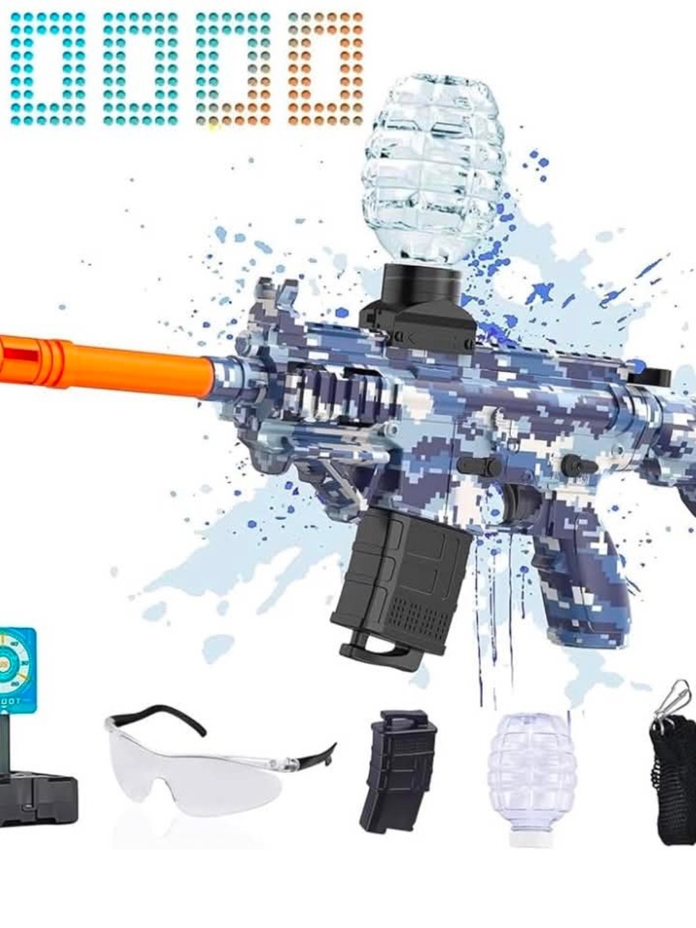 NEW Electric Gel Ball Blaster Toys-Eco-Friendly Splatter Ball Blaster, 60000 gel